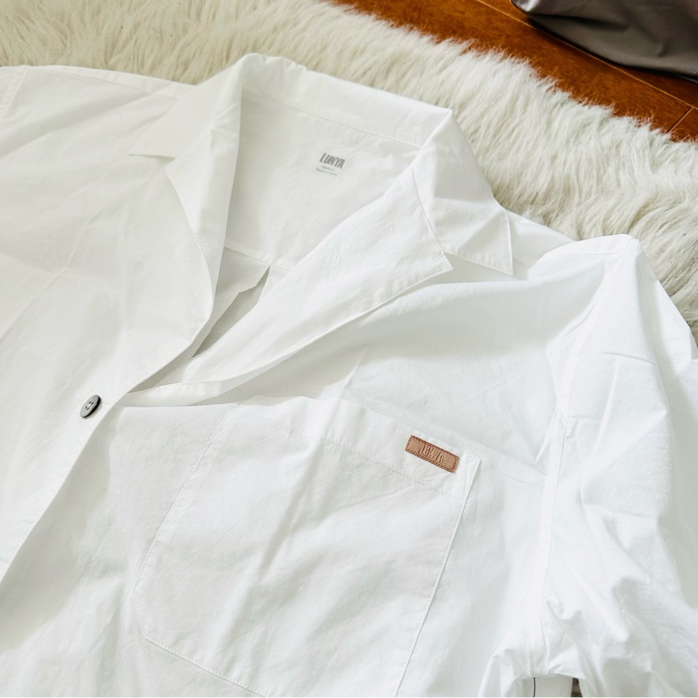 LUNYA  White Buttoned Pajama BOTTOMS ONLY!!!!! - Picture 10 of 11